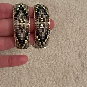 Kendra Scott Britt Beaded Hoop Earrings